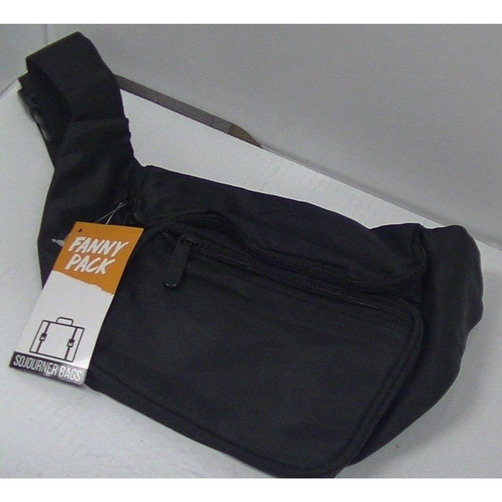 2 PACK SoJourner Black Fanny Pack